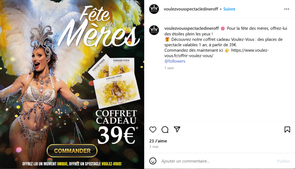 voulez-vous grand lyon spectacle & diner​